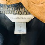 Christopher Banks Wool Tribal Blazer Sz Small Lady Jacket Black Photo 7