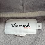 Diamond Supply Co. Womens Hoodie Size M Gray Colorblock Drawstring Pullover Photo 1