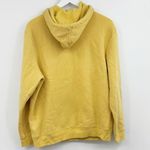 Gap Spellout Logo Yellow Hoodie Size Medium Warm Tone Cozy Photo 5