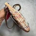 Coach M1169-19610 Poppy Madras Pastel Multi color Plaid Crossbody Bag Photo 4