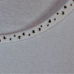 st. john's bay St. John’s Bay Size Medium Scoop Neck Long sleeve Top w/Rhinestones Photo 2