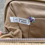 Carpetbags of America Wristlet clutch bag purse 70s Retro Vintage Neutral Tan Photo 2