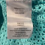 Natural Reflections || Aqua blue/green hooded beach lightweight sweater Photo 7