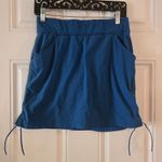 Columbia Women's Omni-Shield Blue Skort Size Medium Skirt Shorts Ruched Stretchy Photo 0