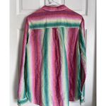 J.Crew Classic-fit shirt in rainbow stripe NWT size 10 linen cotton blend Photo 3