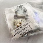 Dog Puppy Bone Star Paw Print Bag Charm Ball Chain Keychain Keyring Photo 3