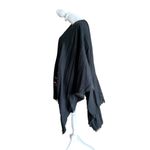 Avenue  Black and Red Embroidered Kimono Photo 2