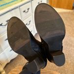 Candie's Candie’s Black Booties w/ Brown Heel & Back Detail. Size 7. Photo 1