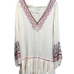 Free People Wild One Embroidered Peasant Dress Sz Large (No Slip) Boho Festival Photo 0