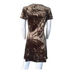 90’s Y2K Byer Too! California Short Sleeve brown velvet mini dress small​​​​​​​ Photo 6