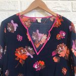 J.Crew  floral tissue tunic‎ cotton top / mini dress Photo 2