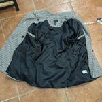 Lands' End Trench Women’s Double Breasted Hounds Tooth wool Blended Jacket size M Photo 6