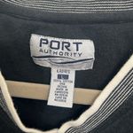 Port Authority  ladies v-neck Jaguar black shirt size large Photo 2