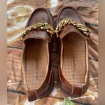 Kelsi Dagger  Brown Loafers with Gold Accent Photo 2