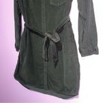 Lucky Brand Corduroy Shirt Dress Mini Women Size XS Ribbed Button Fall Office Photo 2