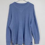 Aerie Blue Oversized Crewneck Sweater Photo 0