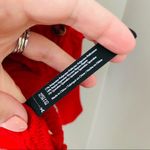 Urban Outfitters  Out From Under Jojo Oversized Waffle Knit Top Red Sz XS Photo 7