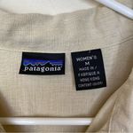 Patagonia  Women’s Hemp Short Sleeve Button Down Shirt Hemp Neutral Sz Medium Photo 2