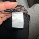 Misook Heritage Fit Faux Leather Trim Size Medium Long Cardigan Dark Academia Photo 10