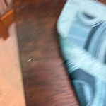 Coach Vintage Blue Patterned silk Scarf Photo 3