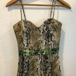 Naven Python Snake Print Cocktail Dress Sweetheart Photo 2