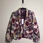 Johnny Was  Calme Printed Fleece Jacket Photo 1