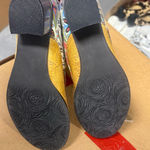 Patchwork, leather, Ankle Boots Yellow and Orange women's size 9 Photo 5