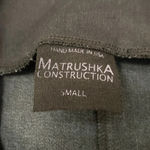 Matrushka Construction Single Button Blazer Size Small Jacket Black‎ Blazer Black Photo 3