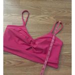 Amazon Hot Pink Sports Bra Crop Top Size Large Photo 2