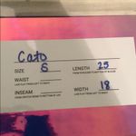 Cato  NWOT crochet blouse with fringe bottom Photo 2