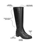 Easy Street Women's Tucker Stretch-For-Fit Tall Riding Boots- Size 7.5 WC Photo 3