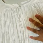 Bibhu Mohapatra Collective White Chiffon Sleeveless Square Neckline Maxi Size 2 Photo 6