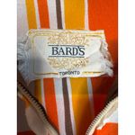1970s Bard’s Toronto Striped Hooded Zip Caftan Dress vacation pool beach medium Orange Photo 11