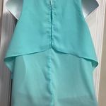 Forever 21 Forever Twenty One Flowy Tiered Sea Green Sleeveless Top Small Bohemian… Photo 1