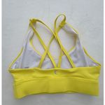 Zyia Active Womens Light & Tight Sports Bra Yellow Size Small Photo 2