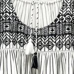 Free People NWT Lola Embroidered Black & White Oversized Mini Dress Size XS NEW Photo 8