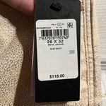 Guess SEXY BOOT CUT METAL JAGUAR PRINTED JEANS SIZE 26 X 32 MID RISE NWT Photo 3