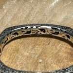 Sterling Silver Sarda Filigree Hinged Bangle Bracelet Photo 8