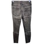 Abercrombie & Fitch  Signature Ankle Straight Ultra High Rise Jeans Black Size 26 Photo 1