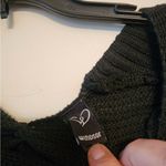 Windsor  black knitted cropped top sweater size medium Photo 1