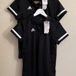 Adidas 2X NEW  Women's Team 19 Polo Shirt Short Sleeve‎ Top Size S Climacool Photo 0