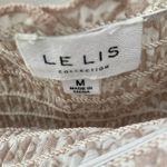 Le lis  Peasant Top Blouse M Floral Crop Long Sleeve Ruffle Boho Cottage Romantic Photo 4