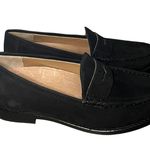 Vionic Waverly Black Suede Loafers Arch Support Sz 5 NWOB Photo 2