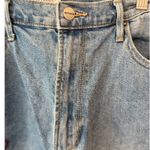 Driftwood Free People  Parker High Rise Barrel Love Notes Embroidery Jeans Sz 32 Photo 5