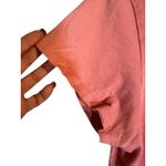 American Eagle Pink Short Sleeve Trim Distressed Flower T-Shirt Women Sz XS Photo 3