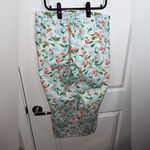 Charter Club  Women's Petite Printed Bristol Capri Jeans White Tropical Toucan Photo 3