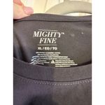 Mighty fine Believe Graphic T-Shirt Christmas Theme Gray‎  XL NEW Photo 3
