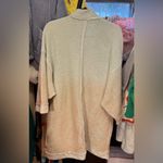 Free People NWOT Lola Sweatshirt Cardi - spa combo mint tan - XS Photo 7