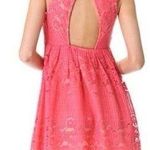 Free People  Lace Rocco Dress Dusty Rose Pink cut out Backless mini dress cutout Photo 1