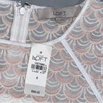 Loft NEW White Embroidered Scallop Yoke Dress Photo 7